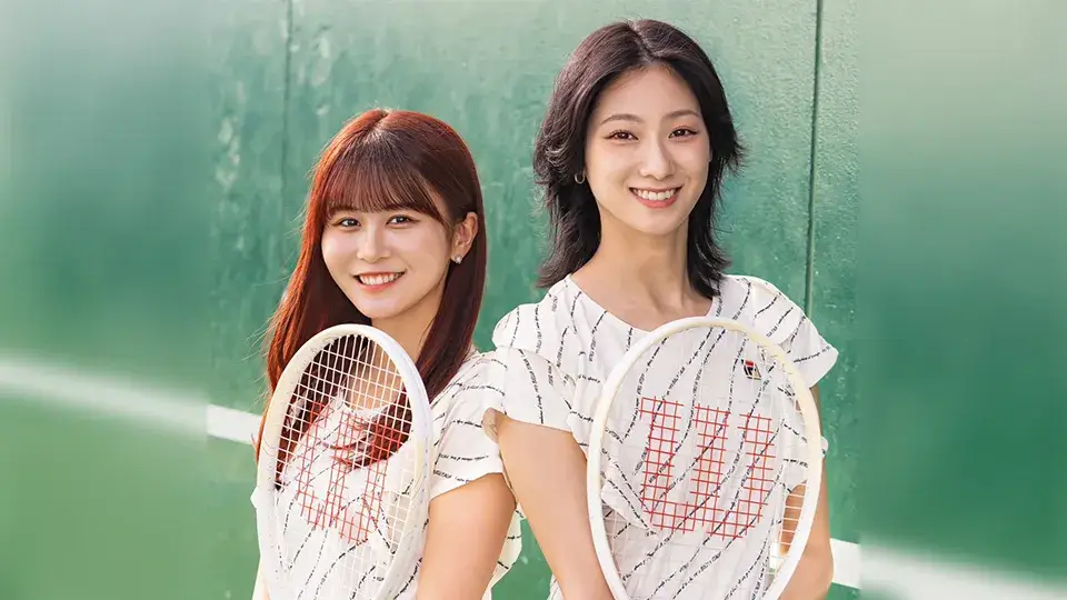 彼女のサーブ＆レシーブ